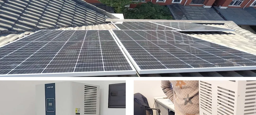 Rooftop solar and storage installation in the Czech Republic
