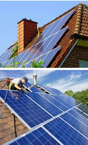 Rooftop solar installation and residential storage project in the UK