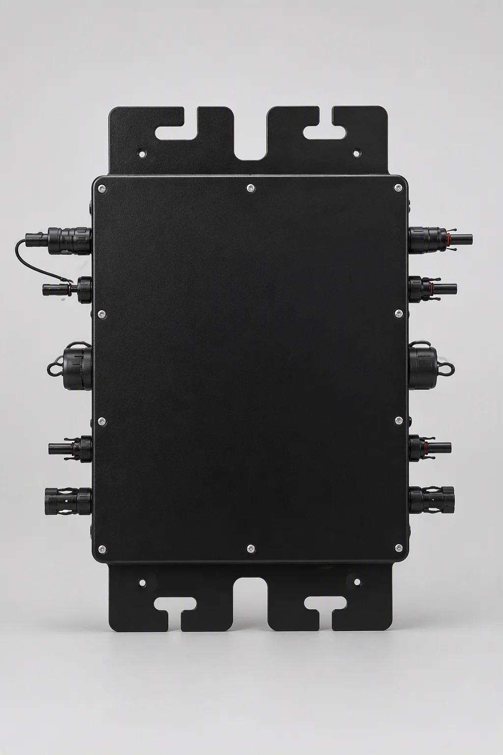 GTB 1200W grid-tie microinverter product view with MC4 connectors