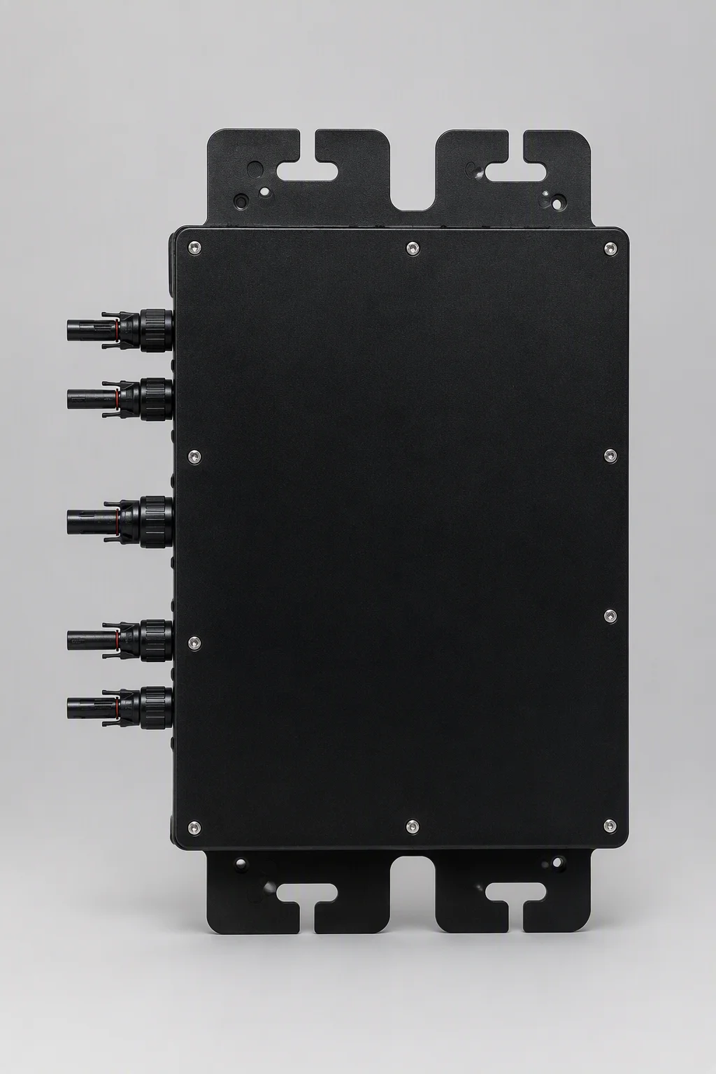 GTB 1400W grid-tie microinverter product view with MC4 connectors