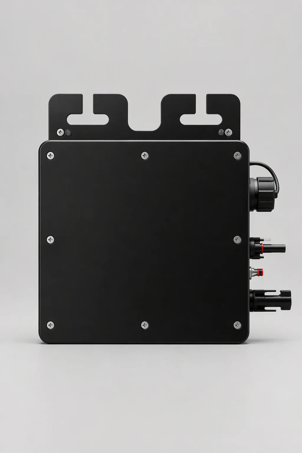 GTB 400W grid-tie microinverter product view with MC4 connectors