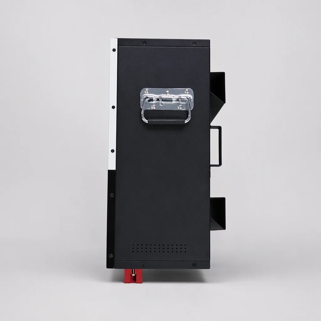 48V 50Ah rack-cabinet LiFePO4 energy storage battery, front view with ZBPOWER branding