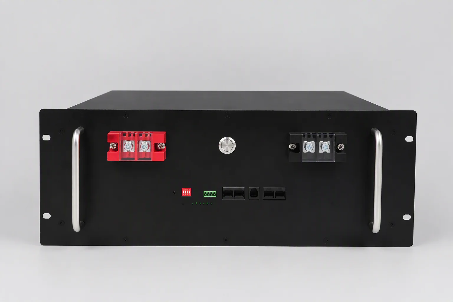 51.2V 100Ah rack-cabinet battery, terminal detail