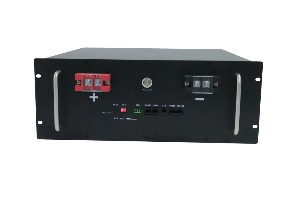 51.2V 100Ah rack-cabinet battery, terminal detail