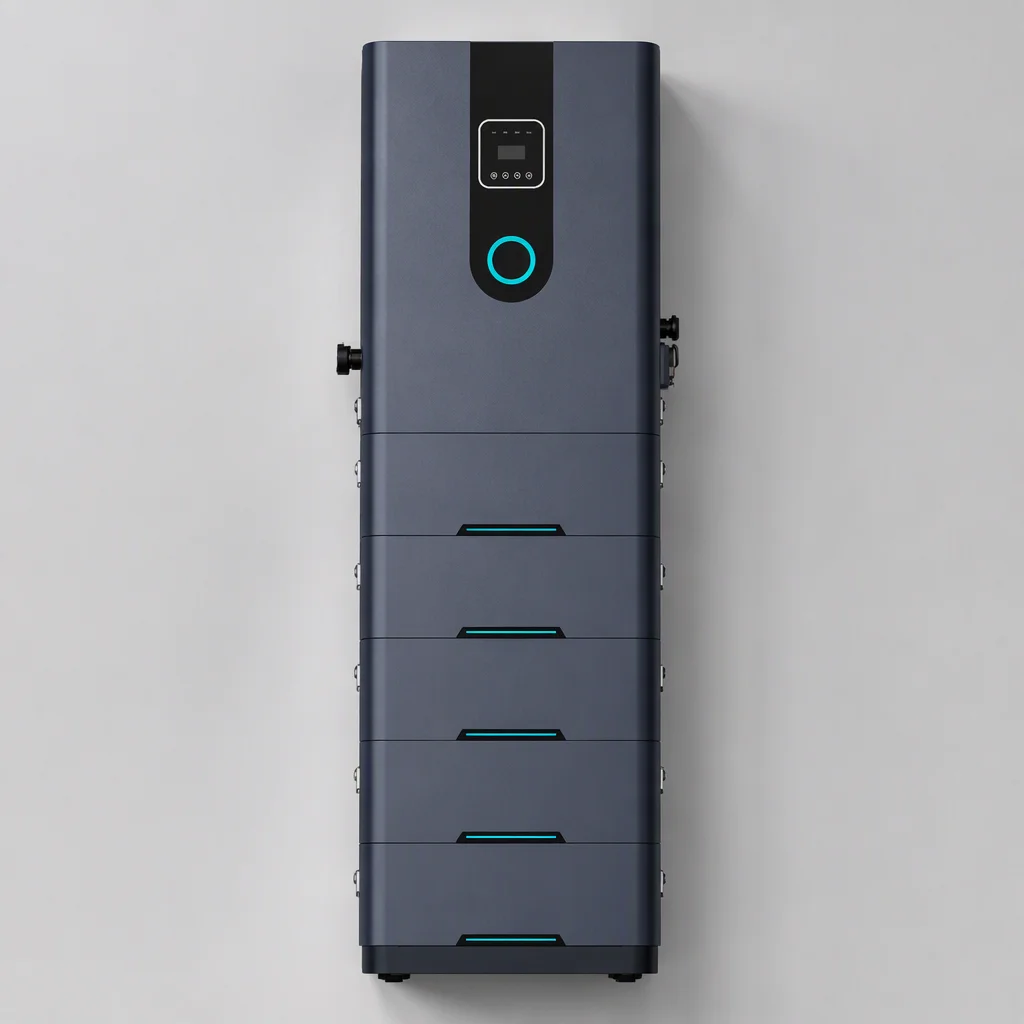 EMS-ESS 10 kW wall-mounted energy storage battery, gray front variant